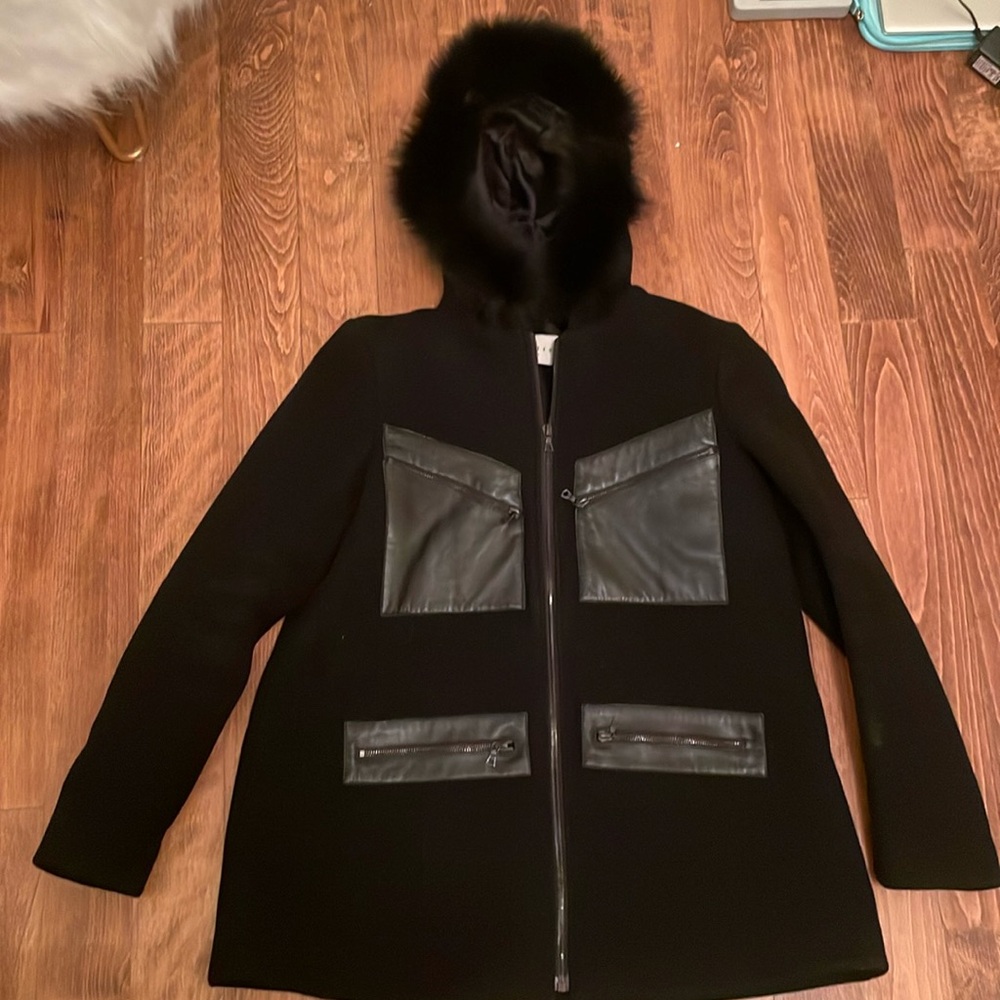 Sandro Coat Wool Peacoat French  size 38